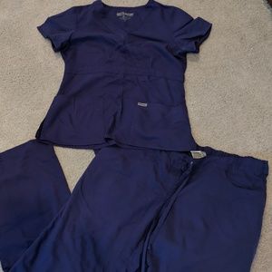 Purple Grey's Anatomy scrubs